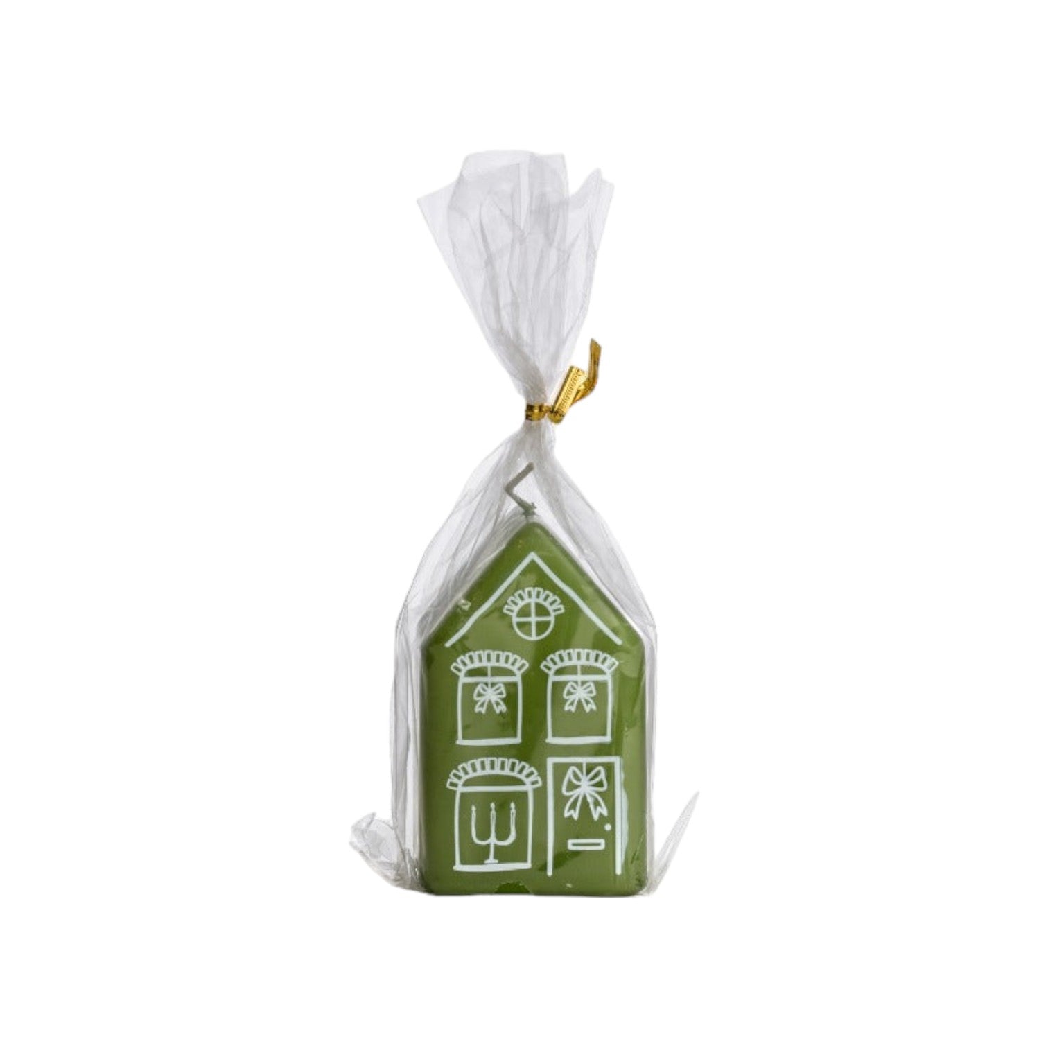 Rustik Lys - Kaars 'Gingerbread House' (1 stuk) - Middel - Thyme