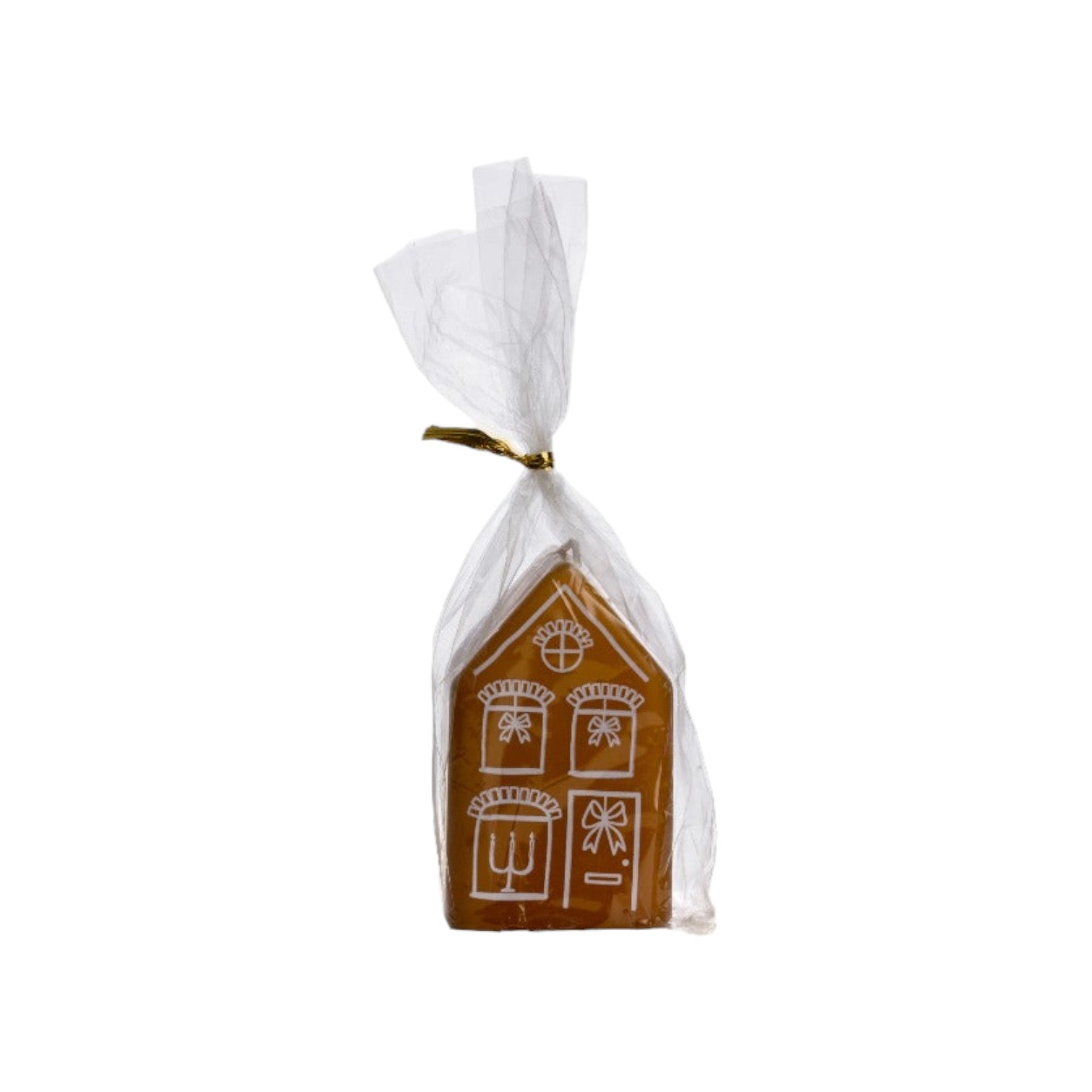 Rustik Lys - Kaars 'Gingerbread House' (1 stuk) - Middel - Siena