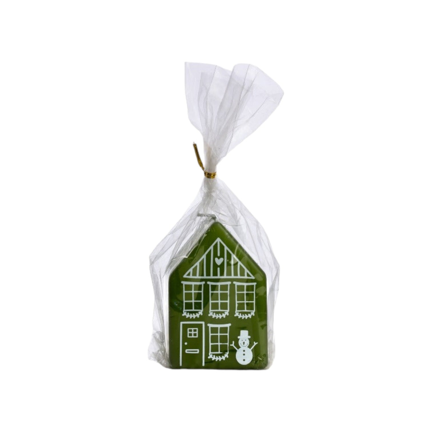 Rustik Lys - Kaars 'Gingerbread House' (1 stuk) - Groot - Thyme