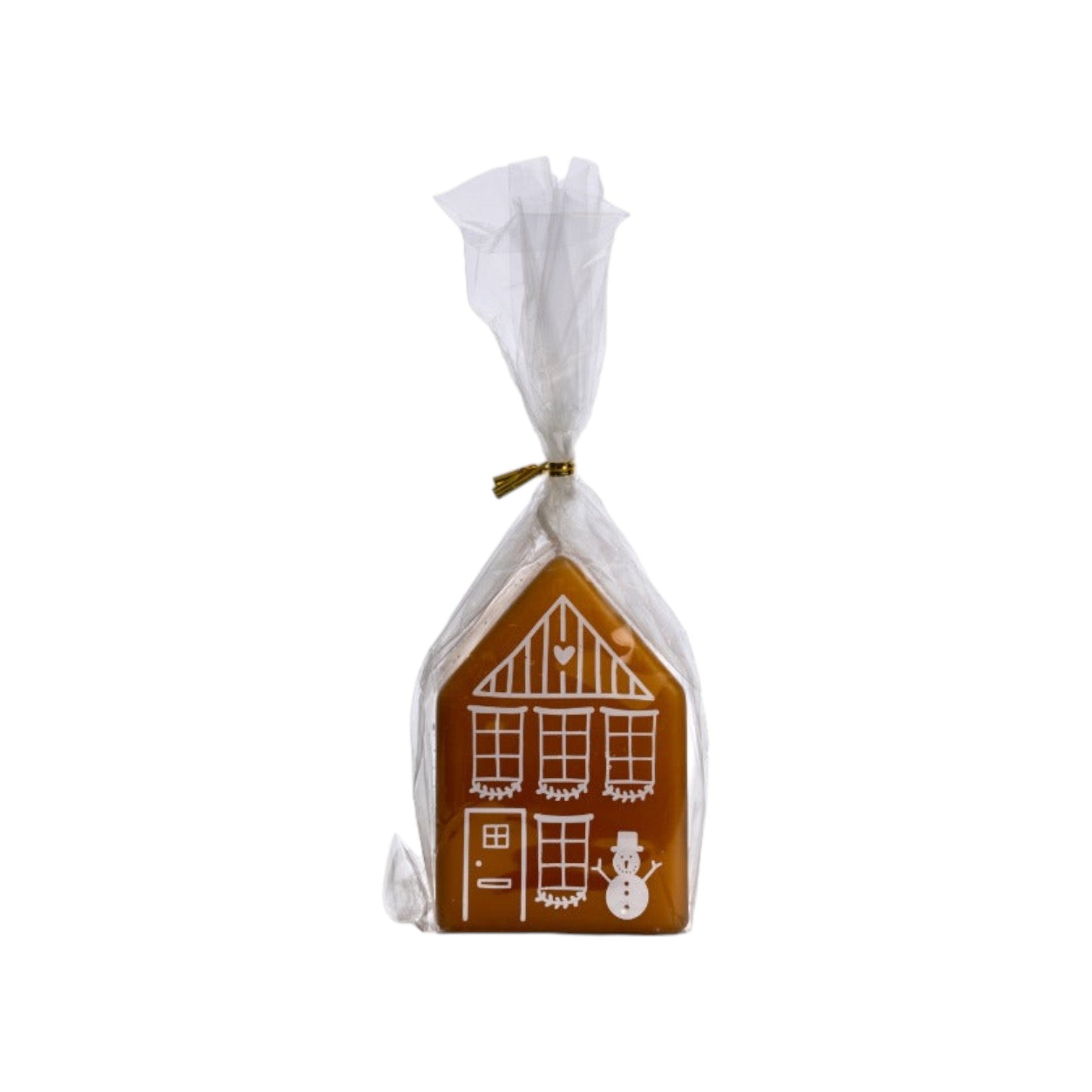 Rustik Lys - Kaars 'Gingerbread House' (1 stuk) - Groot - Siena