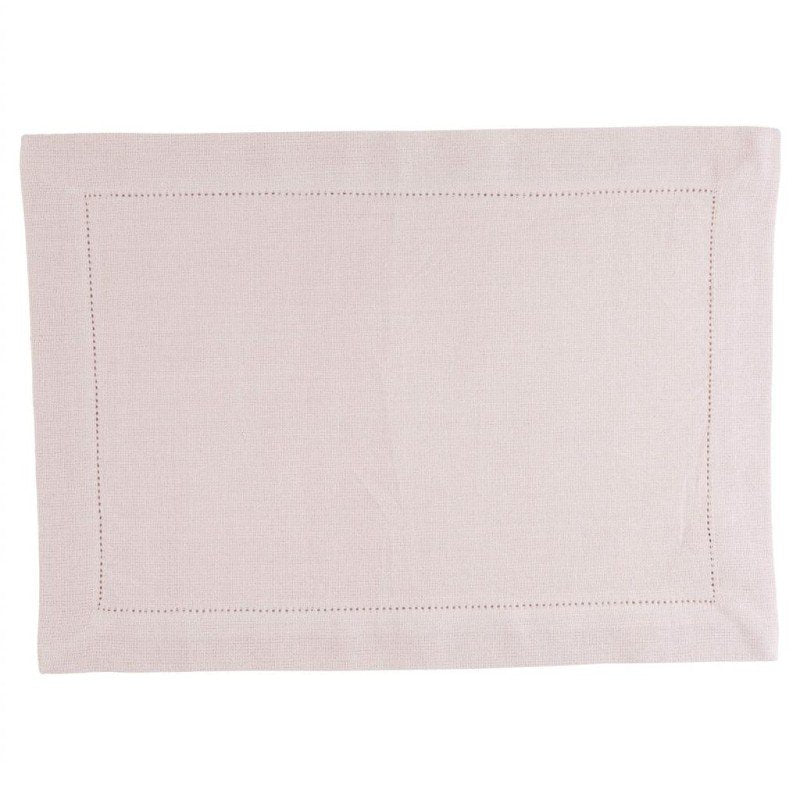 Linen & More - Placemats 'Indi' (35cm x 50cm, Set van 4, Light Pink)