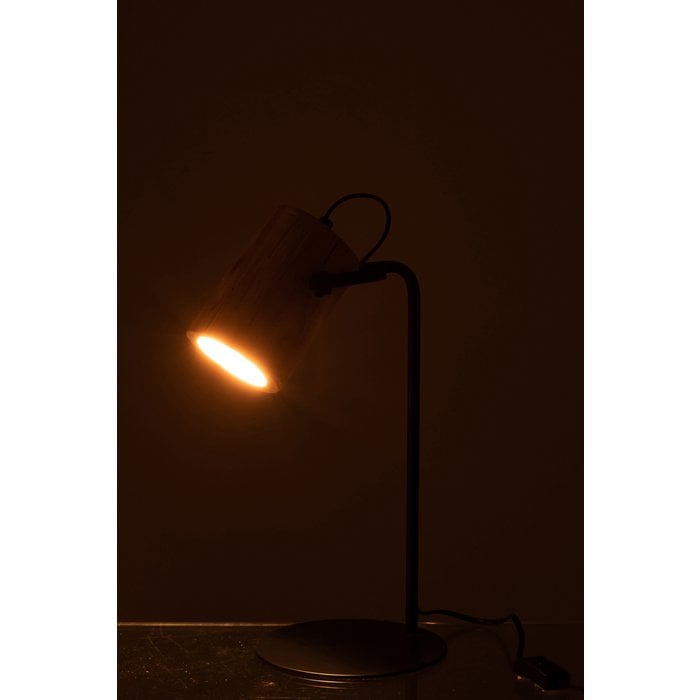 J-Line - Bureaulamp 'Silas' (Naturel)
