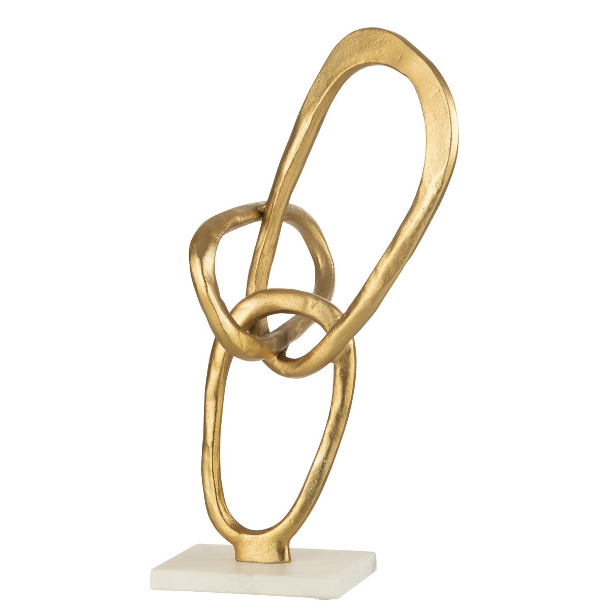 J-Line - Decoratief figuur 'Ringen' (Goud)