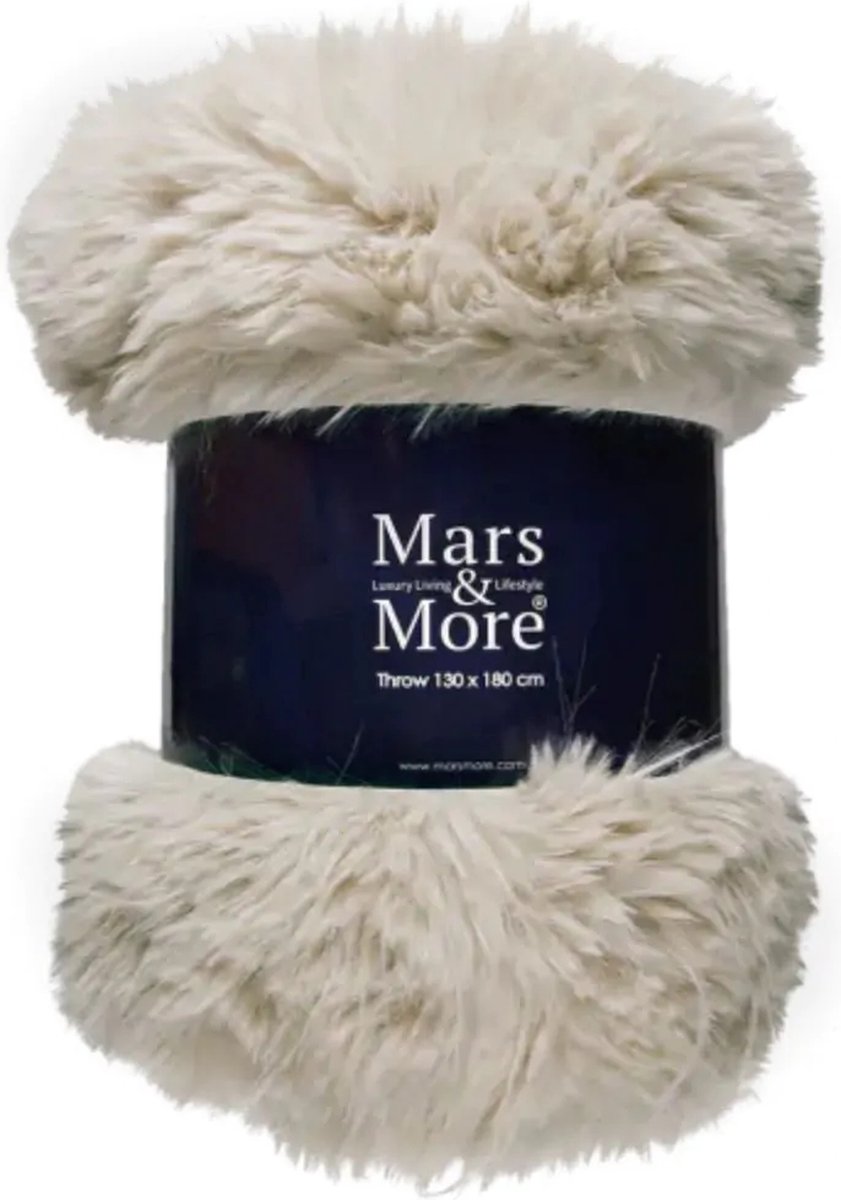 Mars & More - Plaid 'Teddy' (180cm x 130cm
