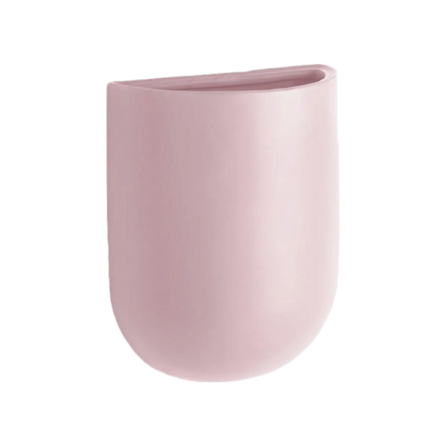 Present Time - Wand bloempot 'Oval' (Soft Pink)