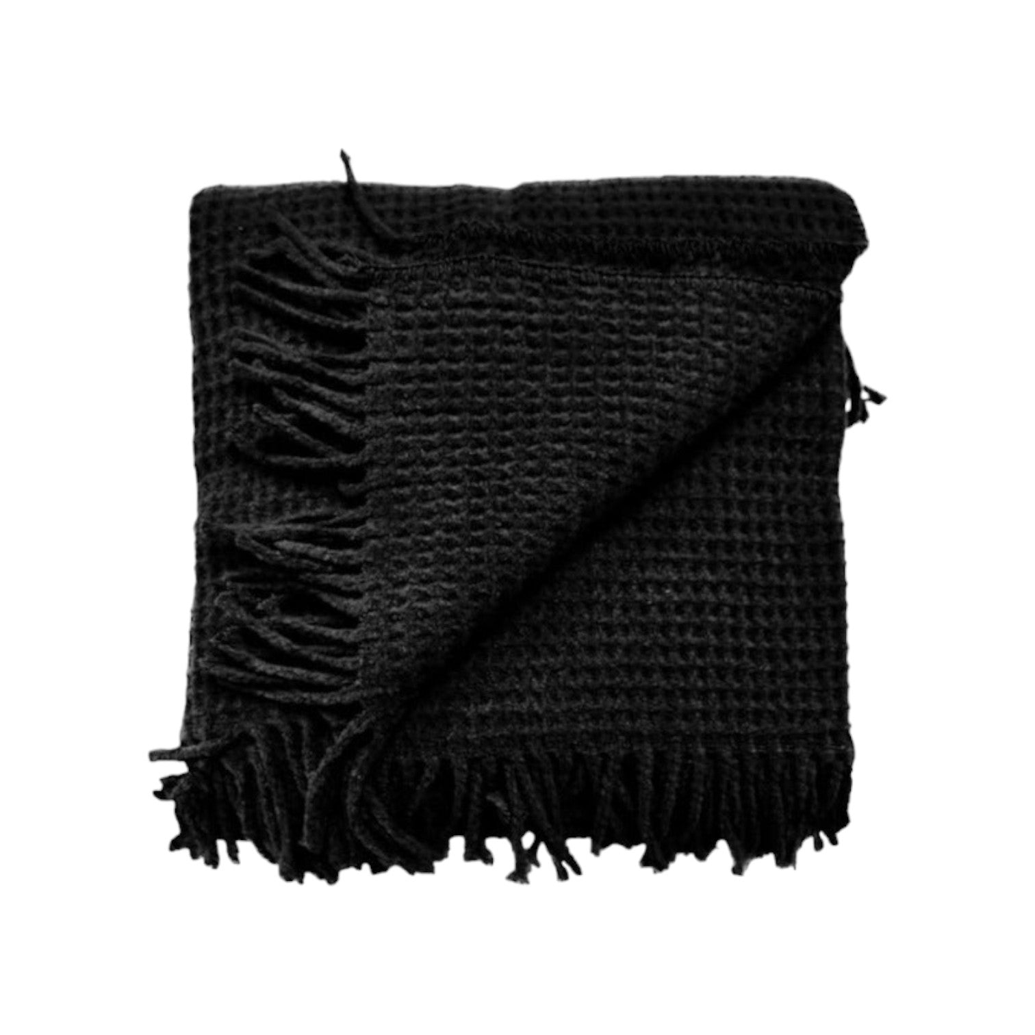 Unique Living - Plaid 'Selien' - Black (150x200cm)