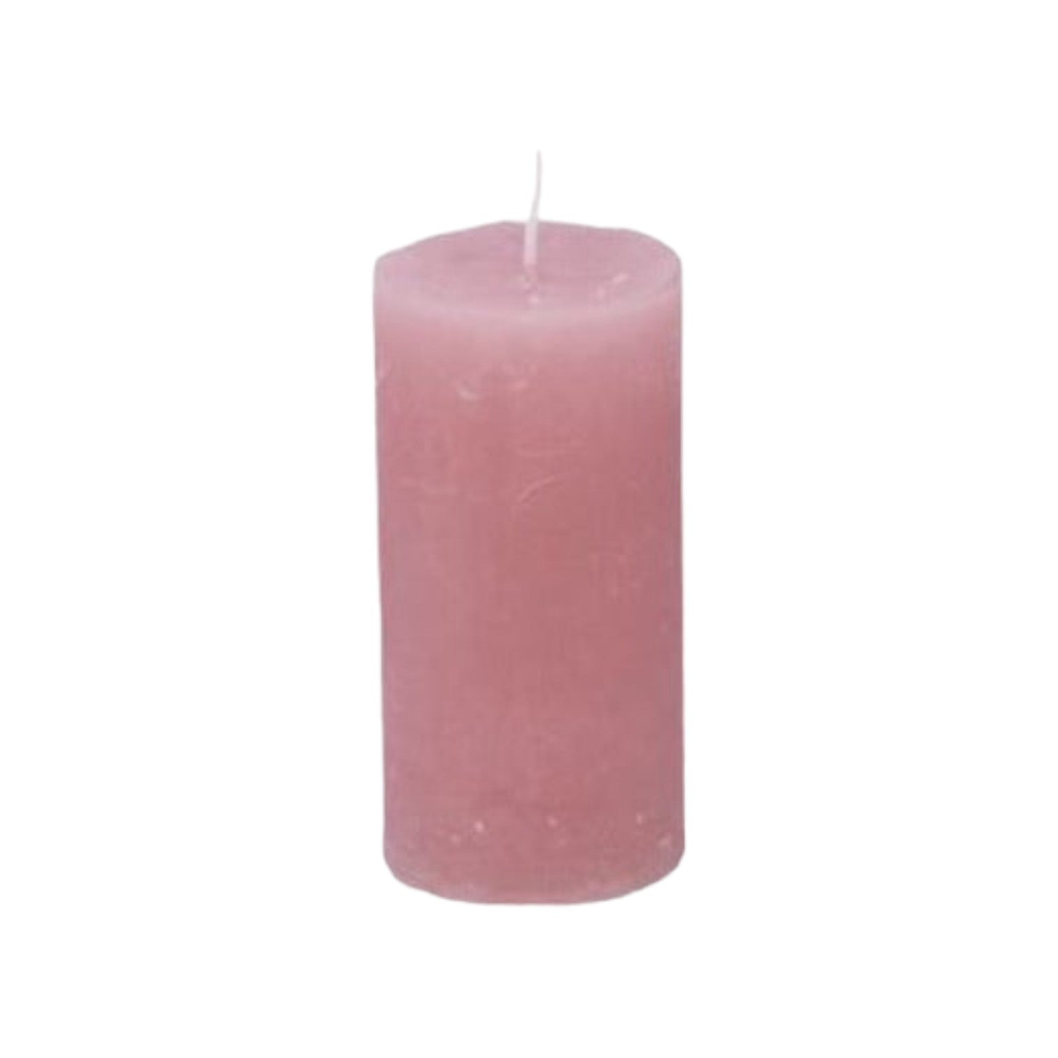 Branded By - Kaarsen 'Pillar' (Ø5cm x 10cm) - Antique Pink (set van 9)