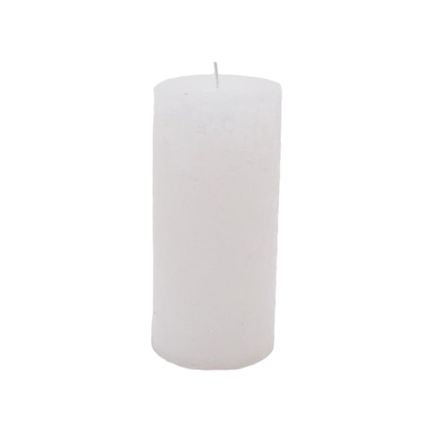 Branded By - Kaarsen 'Pillar' (Ø7cm x 15cm) - White (set van 6)