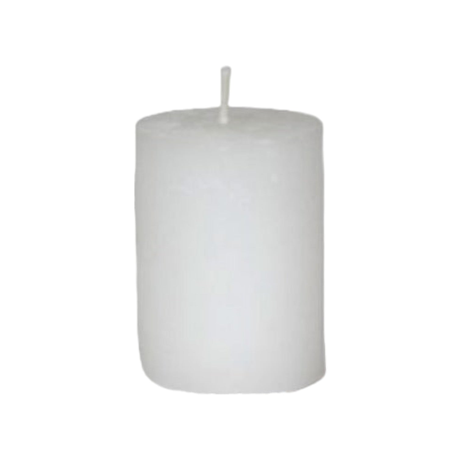 Branded By - Kaarsen 'Pillar' (Ø7cm x 8cm) - White (set van 6)