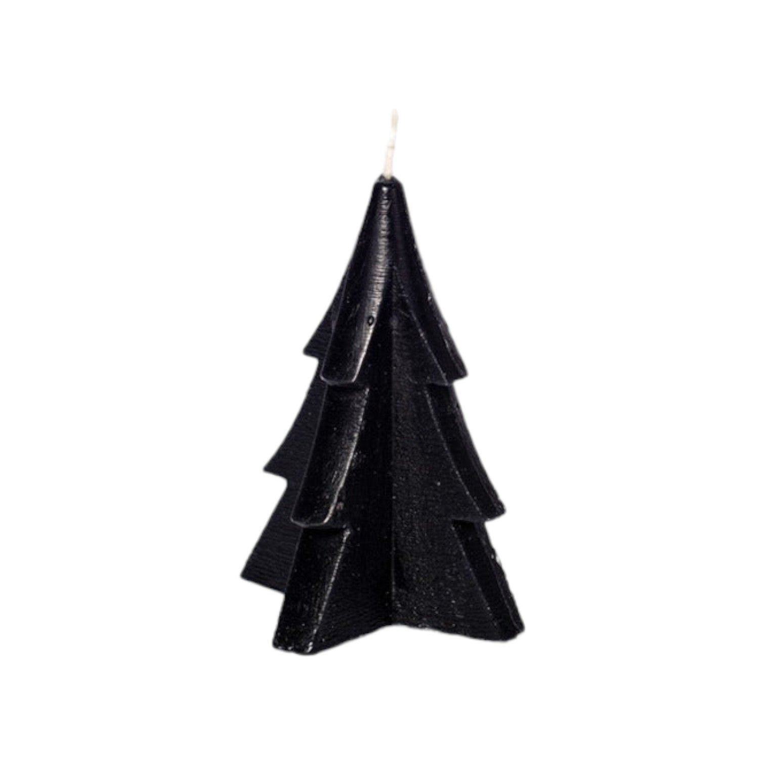 Home Society - Kerstboomkaarsjes 'Denn' (Zwart) - Set van 6 (M)