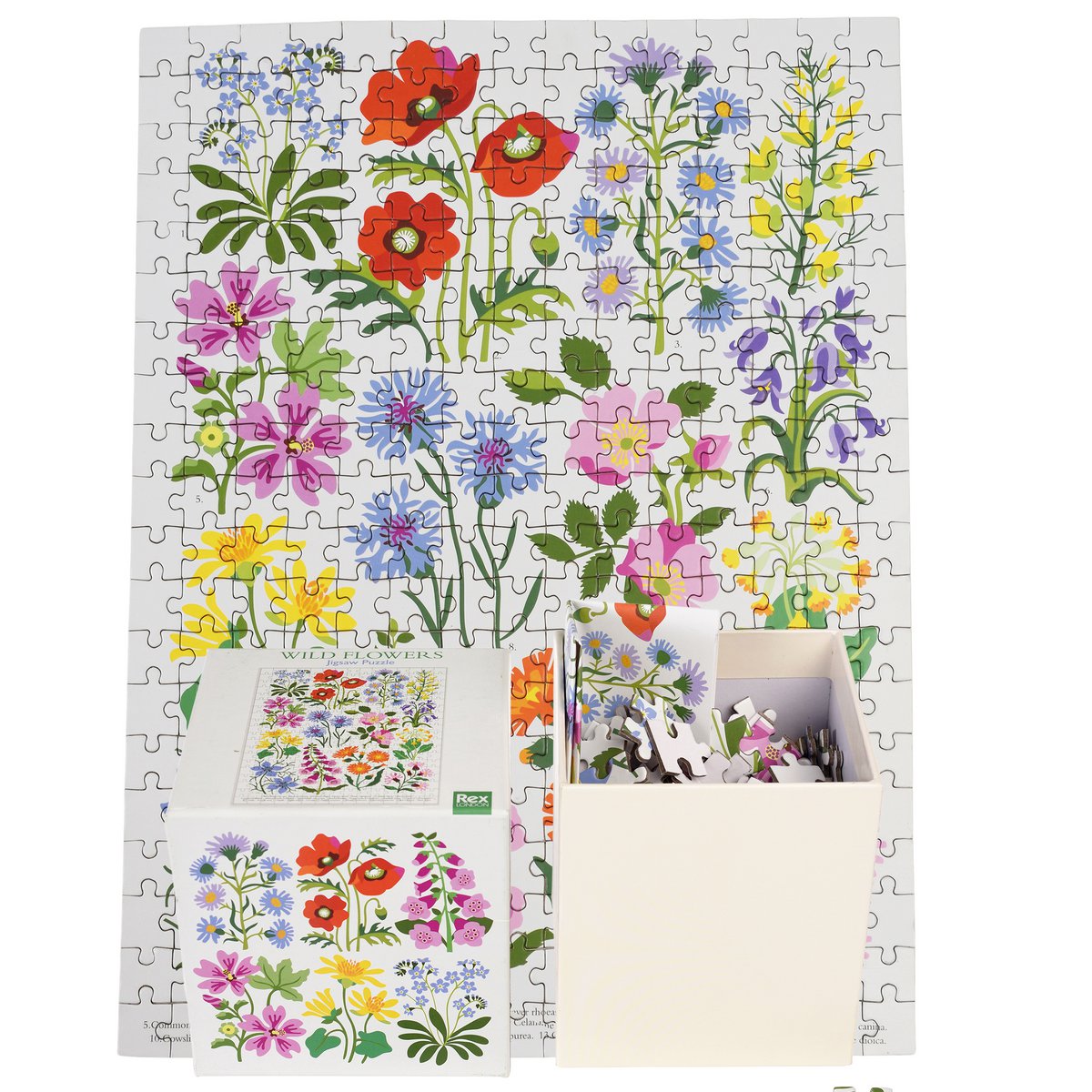 Rex London - Puzzle 'Fleurs sauvages' (300 pièces)