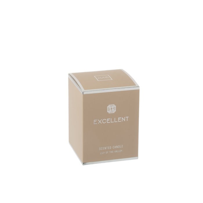J-Line - Bougie parfumée 'Excellent' (50 heures de combustion) - Beige (S)