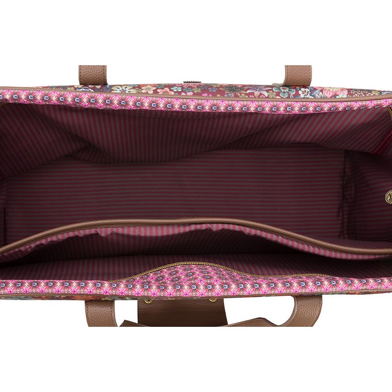Weekend Bag Medium Tutti i Fiori Pink 57x22x37cm