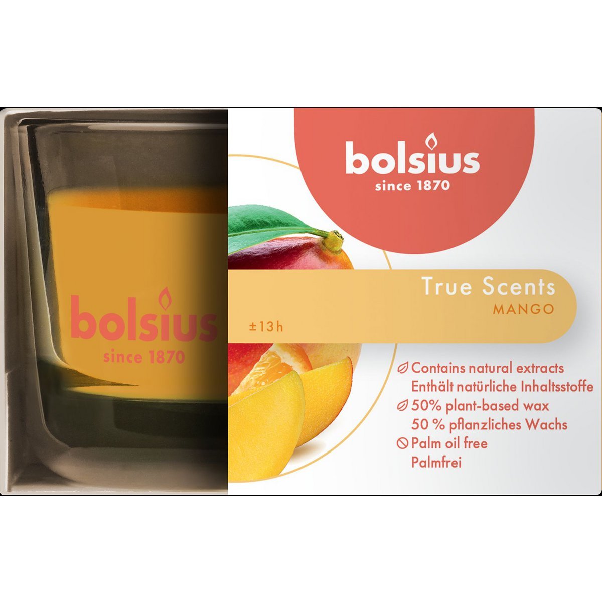 Bolsius - Geurkaars 'True Scents' (50cm, Mango)