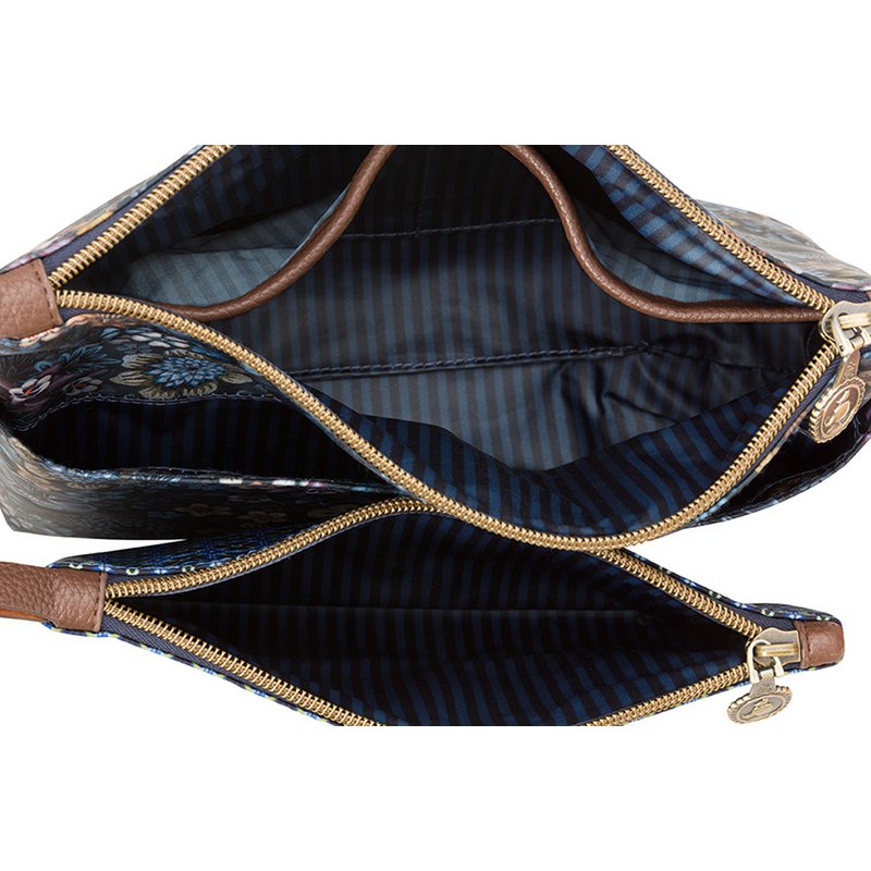 Cosmetic Bag Combi Tutti i Fiori Blue 26x18x7.5cm/22x13x1cm