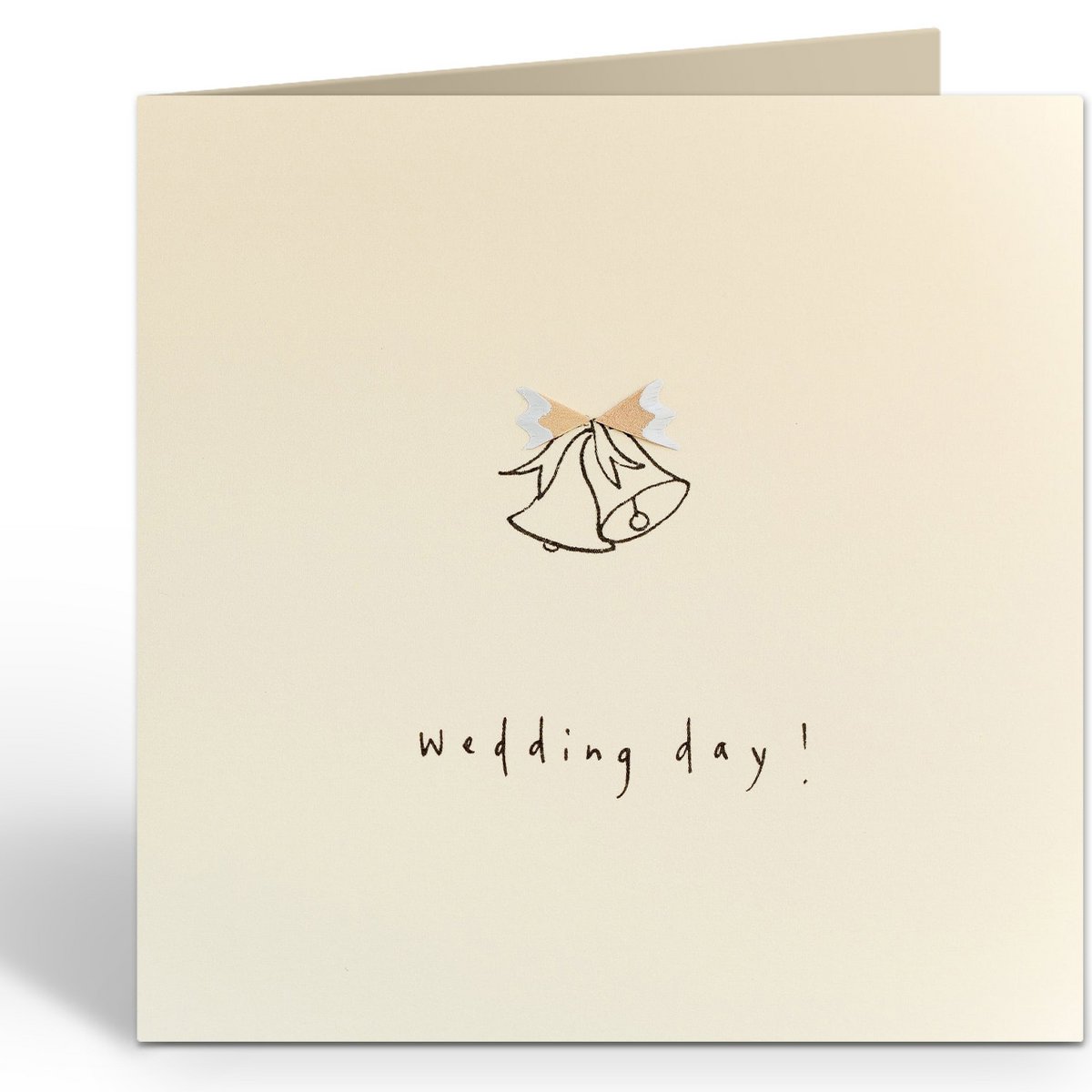The Card Company - Wenskaart 'Wedding Bells' (Dubbel)
