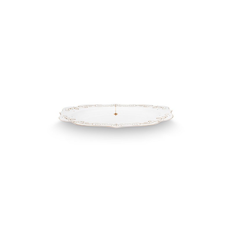 Oval Platter Royal Winter White 40x28.5cm