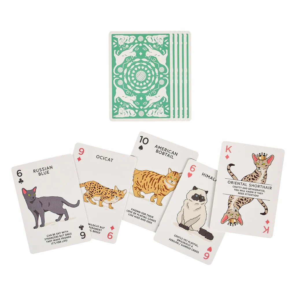 Ridley's Games - Speelkaarten 'Cat Lovers' (54 geillustreerde kaarten)